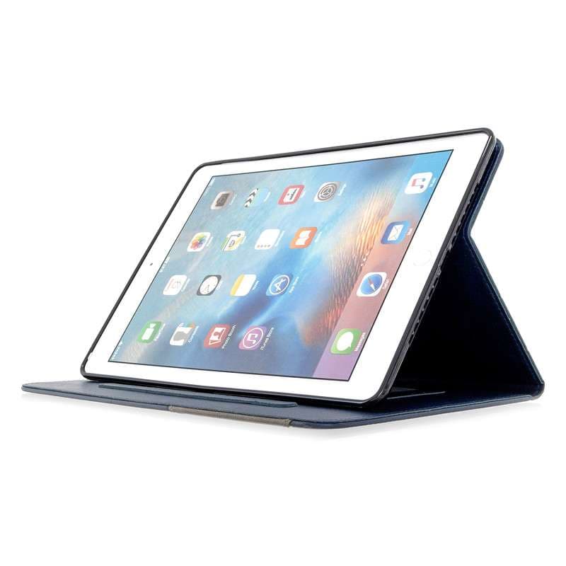 幾何学模様デザイン 高級感漂う手帳型iPadケース　