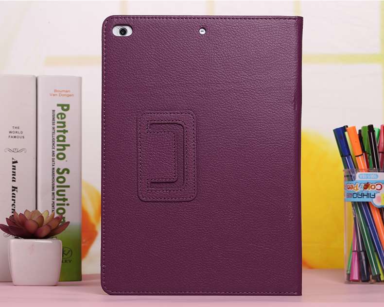 iPadケース　アイパッドエア用 シンプル手帳型保護ケース