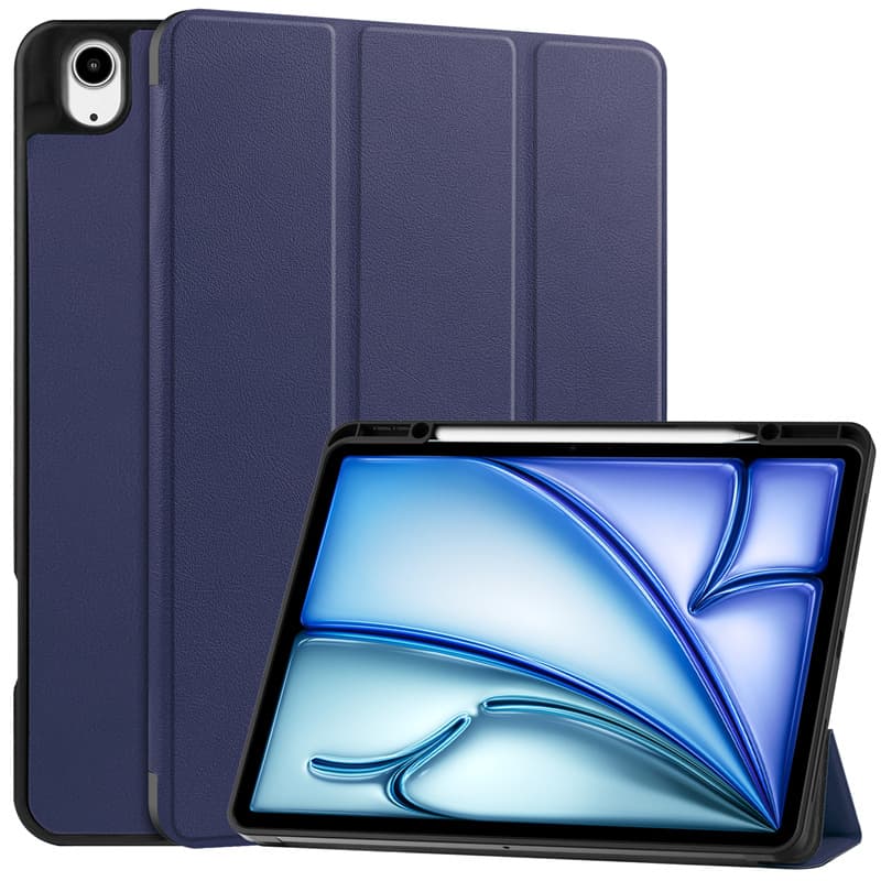 ipadカバー 三つ折り薄型スタンド機能付き耐衝撃保護ケース