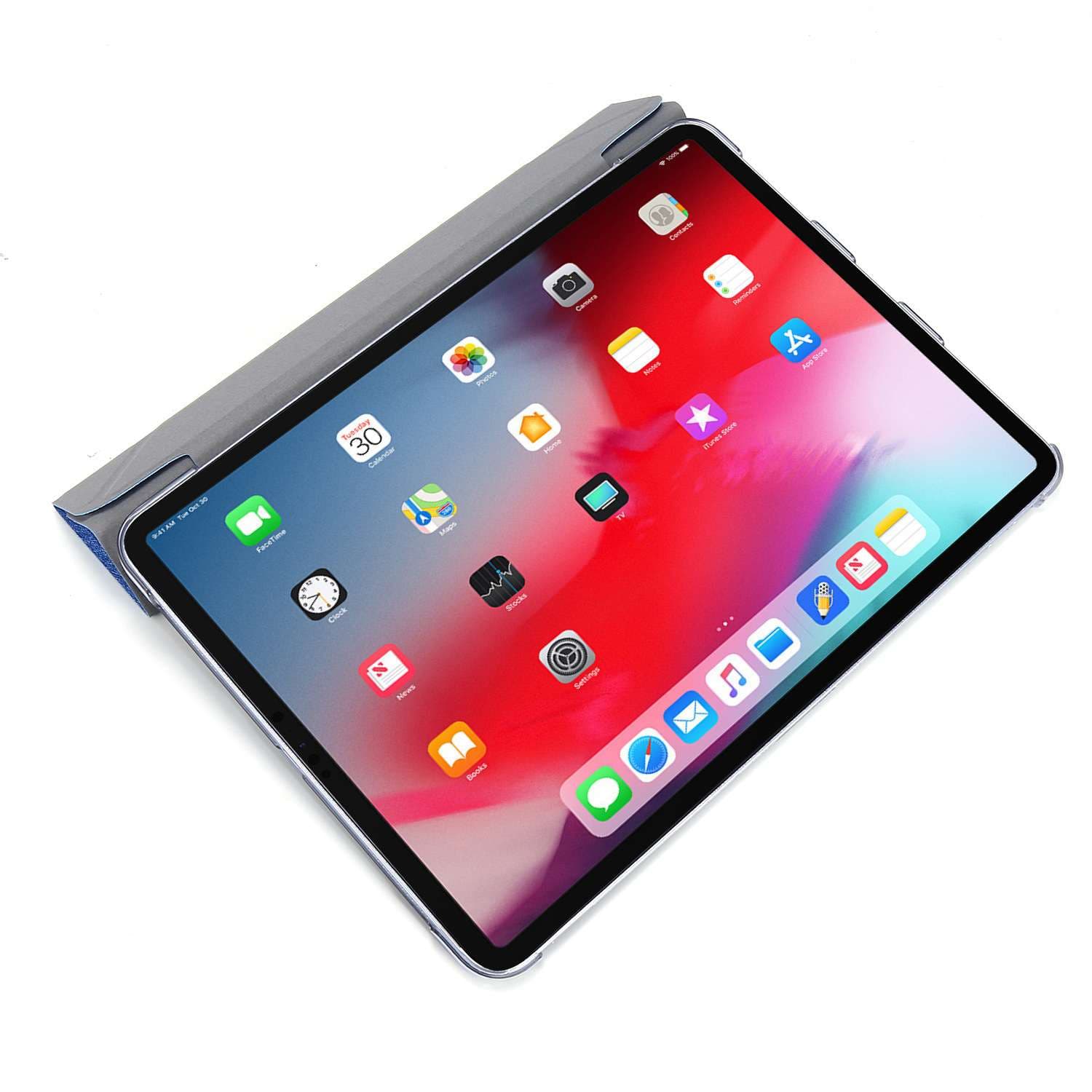 iPadケース　 折り紙風スタンド機能付き保護カバー