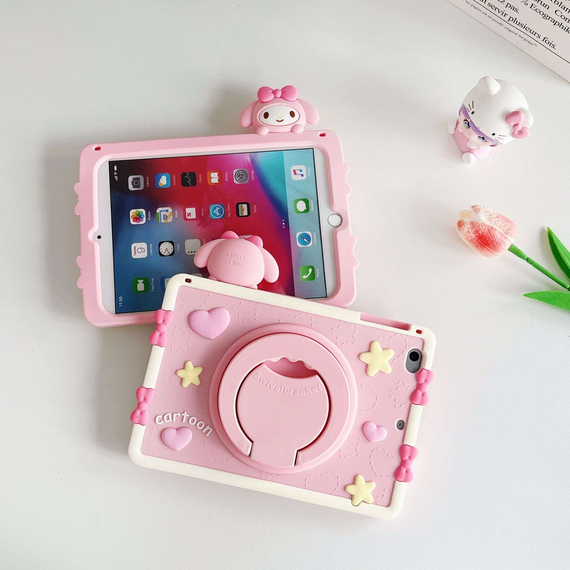 iPadケース かわいいカメラ風 アイパッドケース
