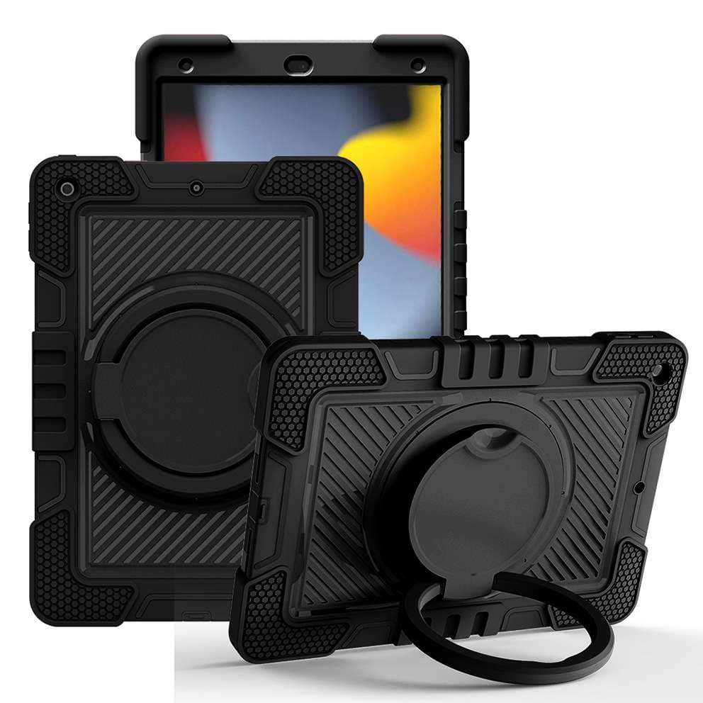 iPadケース　頑丈な多機能スタンド付きiPad第9世代ケース