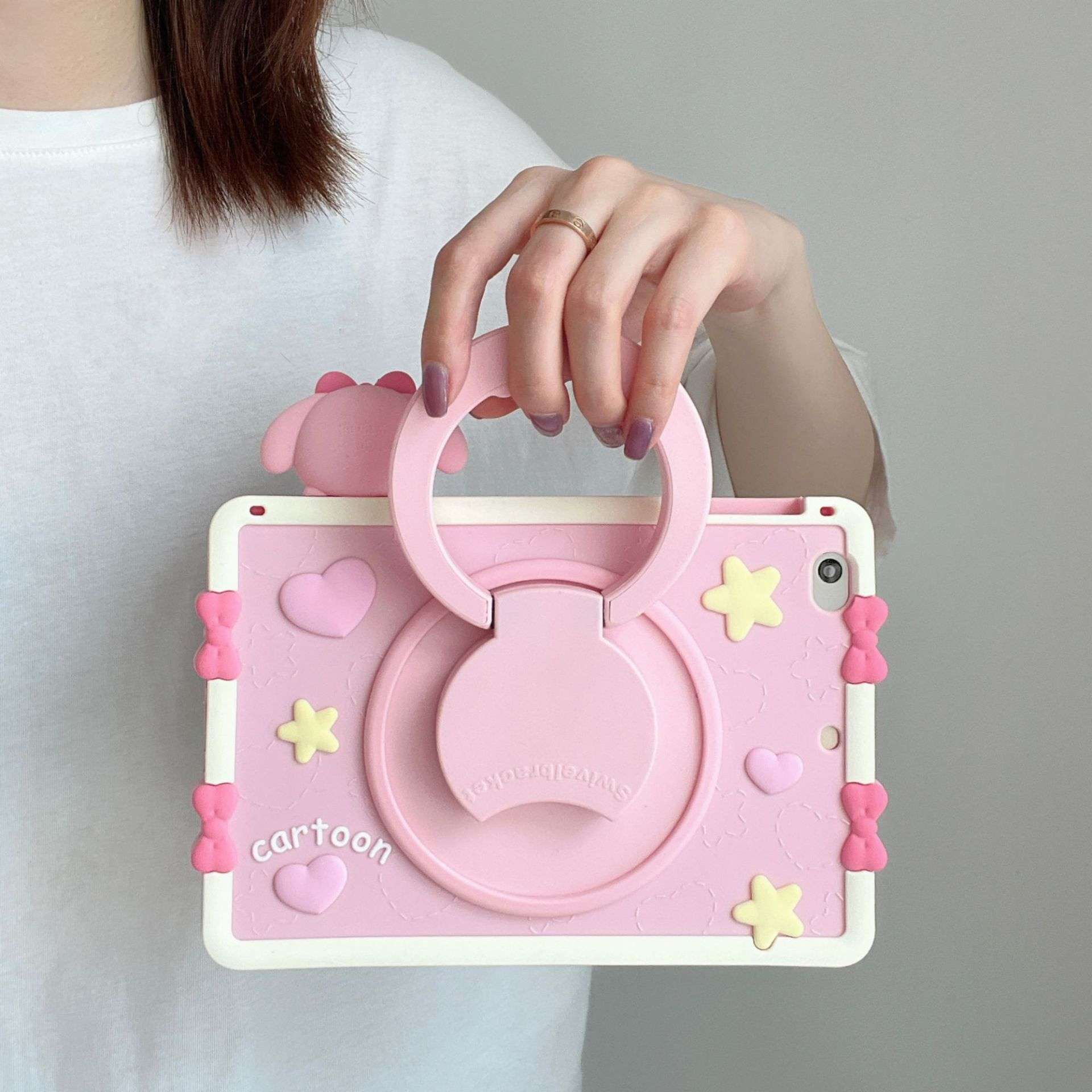 iPadケース かわいいカメラ風 アイパッドケース