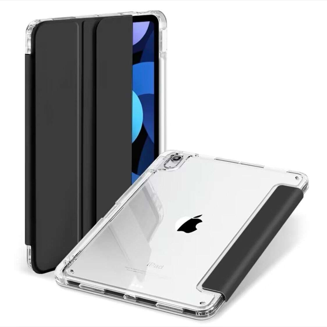 iPadケース　半透明背面 三つ折りiPadミニ保護ケース