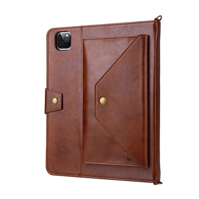 iPadケース　 多機能ショルダー付きレザー調タブレットケース