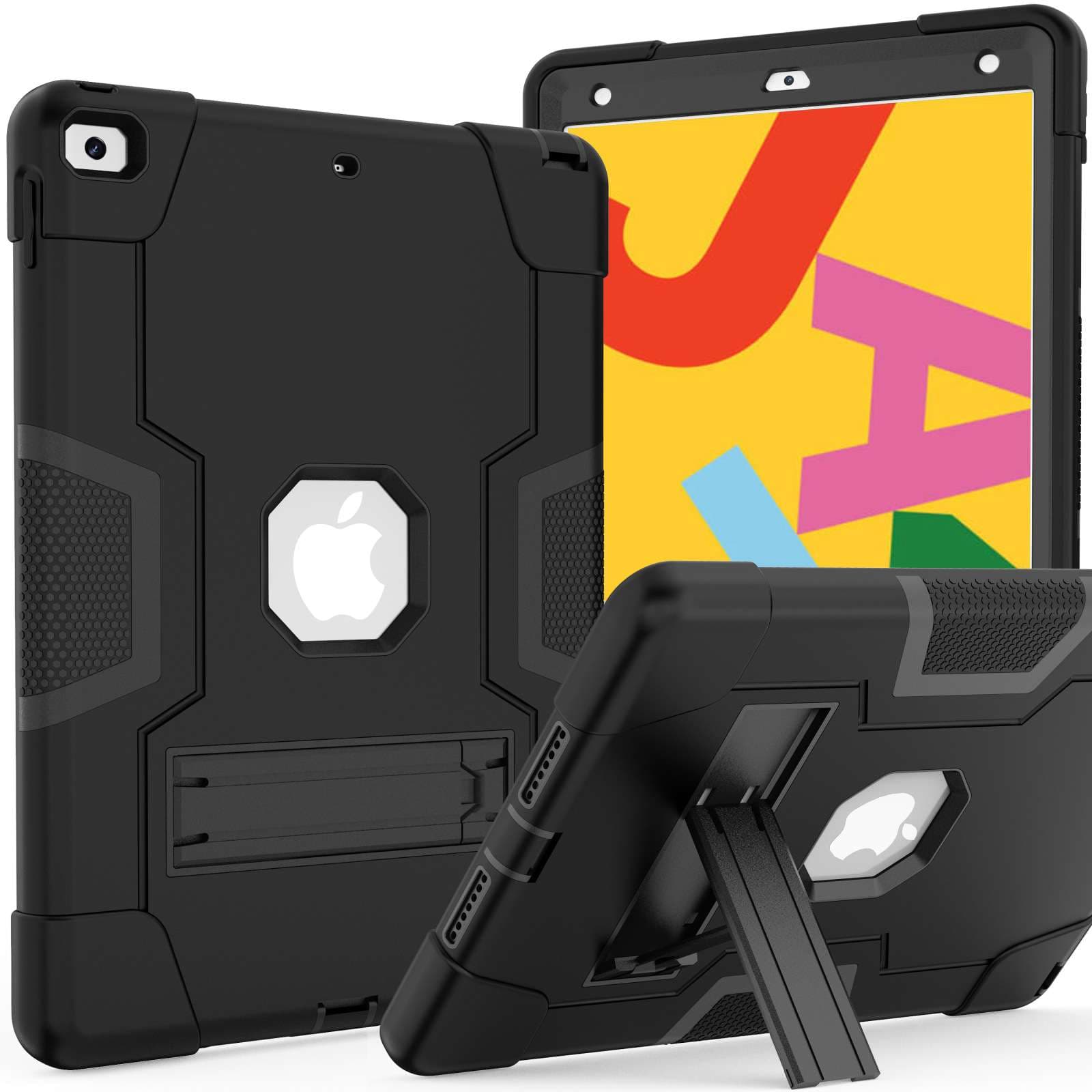 iPadケース　耐衝撃スタンド機能付きiPad第8世代保護ケース