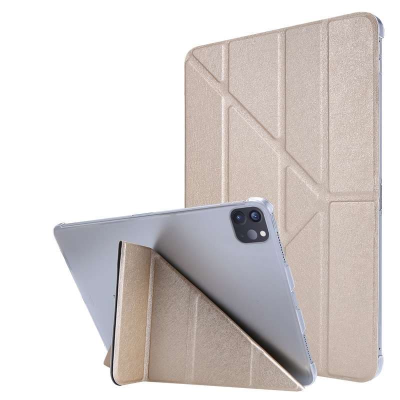 iPadケース　 折り紙風スタンド機能付き保護カバー