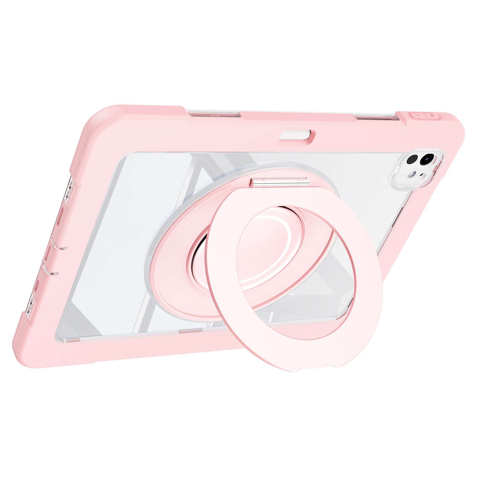 iPadケース　円形スタンド付き 多機能保護ケース