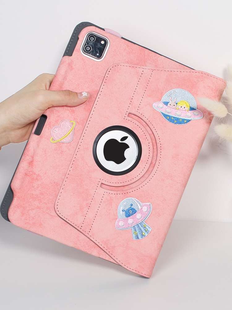 iPadケース　 回転式高級革製タブレットケース