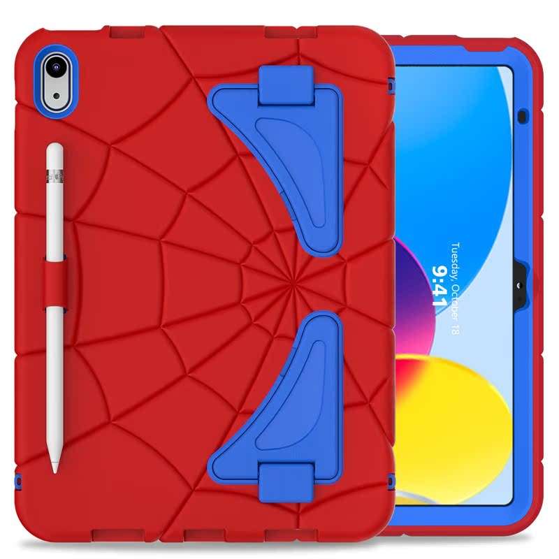 iPadケース　 蜘蛛の巣模様 頑丈保護ケース