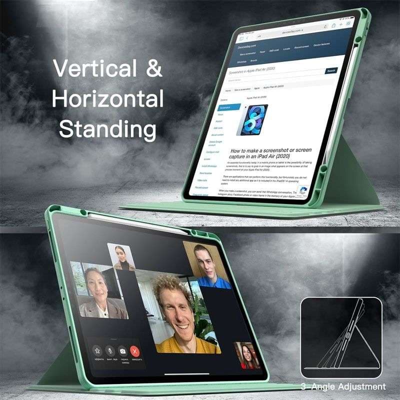 iPadケース　アイパッドエア第5世代用多機能保護ケース