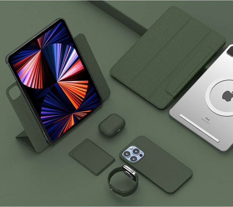 iPadケース　アイパッド第9世代用 多機能保護ケースセット