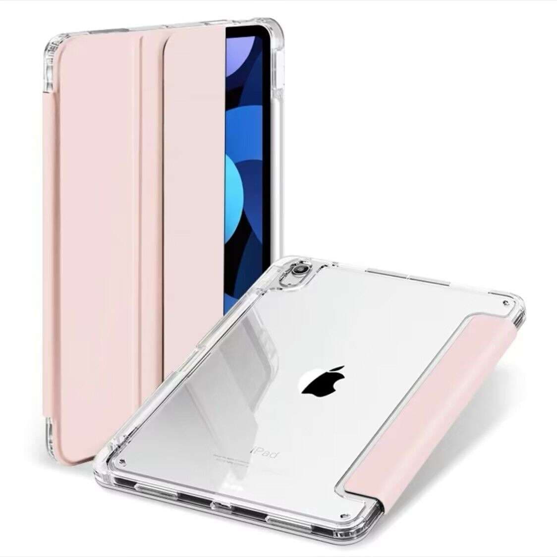 iPadケース　半透明背面 三つ折りiPadミニ保護ケース