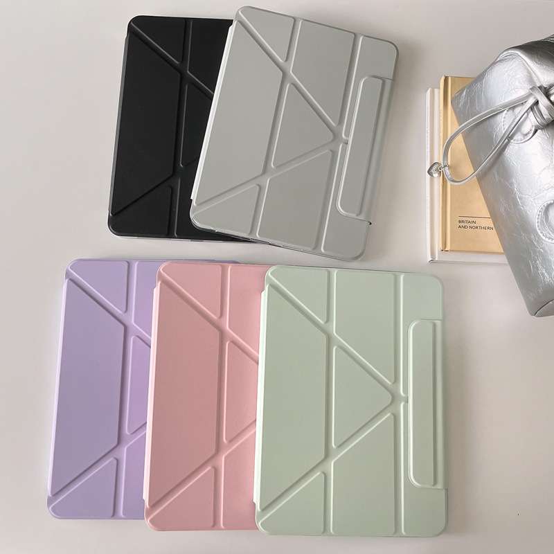 iPadケース　 幾何学模様の多機能保護カバー
