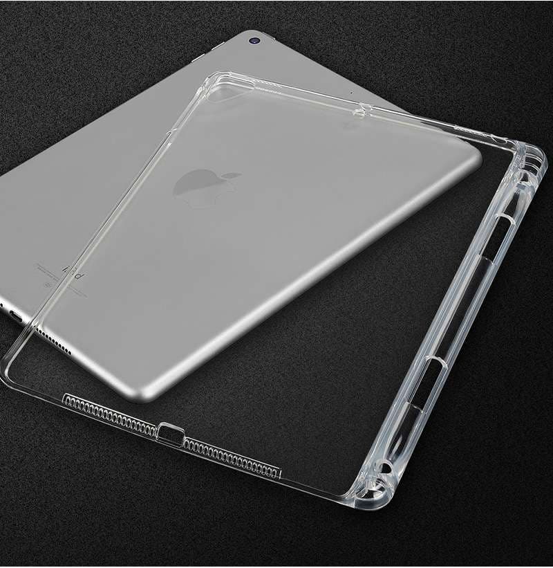 iPadケース 衝撃吸収 透明 保護カバー