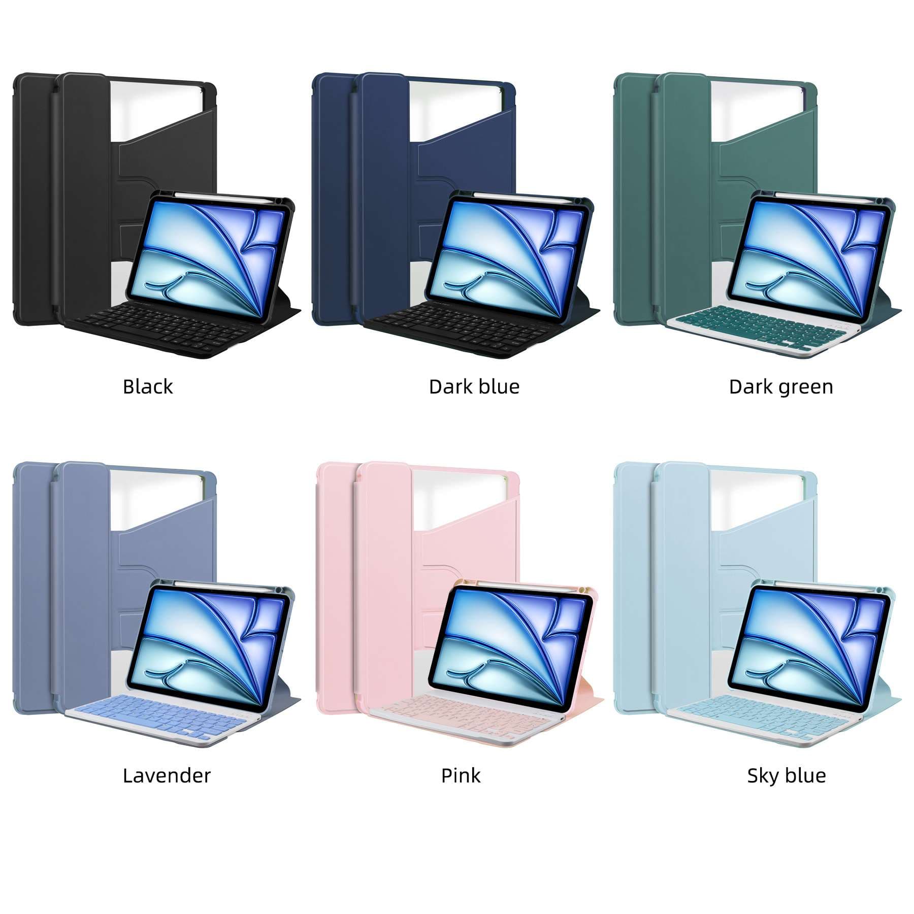 iPadケース　第10世代アイパッド用キーボード付き保護ケース