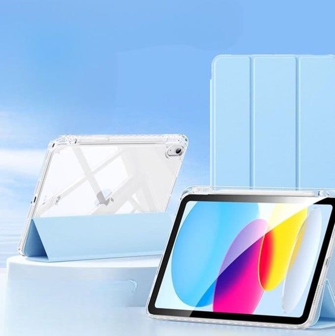 ipadカバー 透明 折りたたみ式保護カバー 