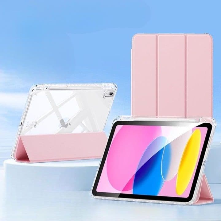ipadカバー 透明 折りたたみ式保護カバー 