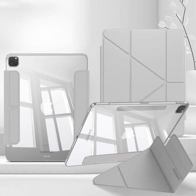 ipadカバー 磁気吸着式透明タブレットケース スタンド機能付き