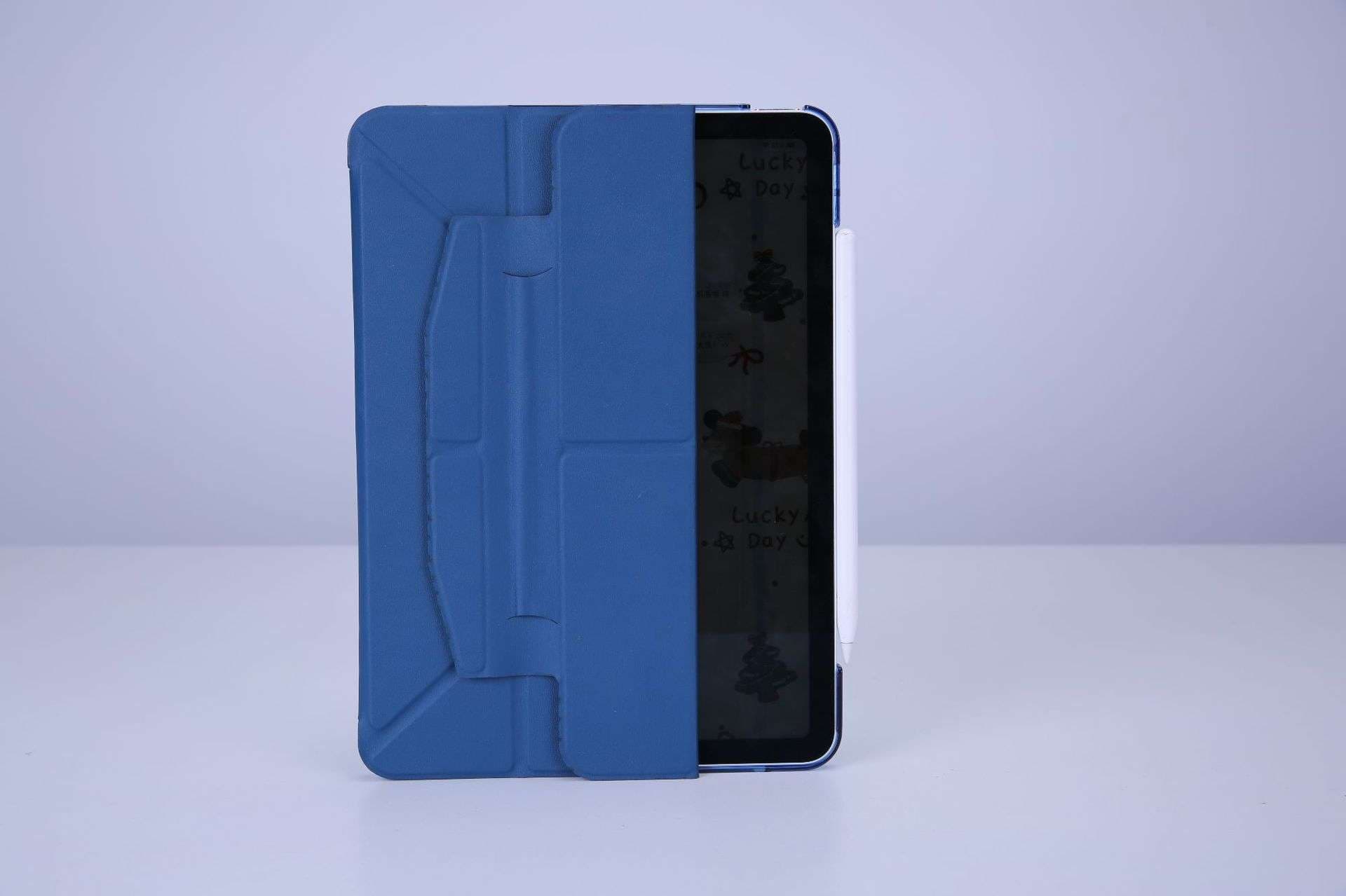 iPadケース 多機能アコーディオン折りたたみ式タブレットカバー