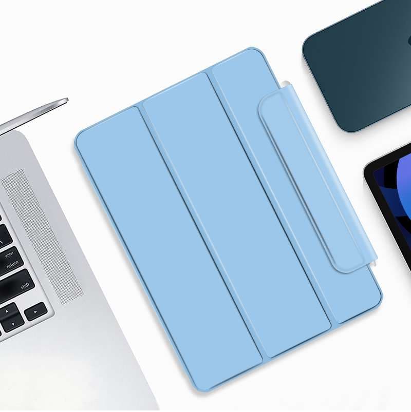 iPadケース 磁石でぴたっと装着 二つ折り保護カバー