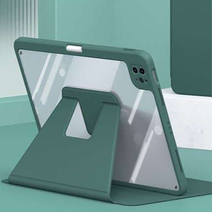 iPadケース 防滴スタンド機能付き透明軽量保護カバー