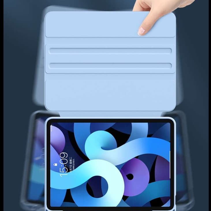 iPadケース 防滴スタンド機能付き透明軽量保護カバー