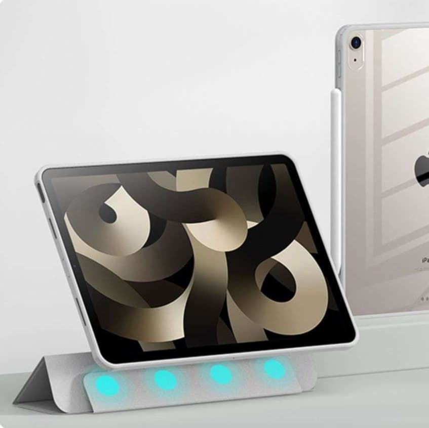 iPadケース 折りたたみ式 光る 多角度タブレットケース