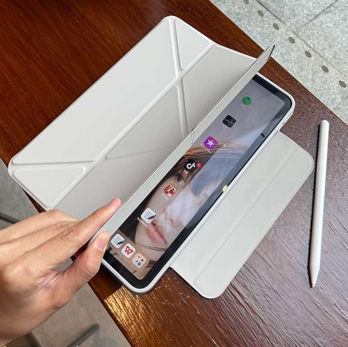 iPadケース 折り畳みスタンド機能付きタブレットケース