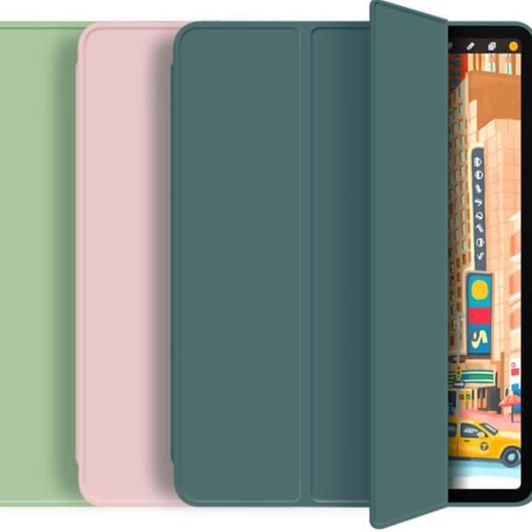 iPadケース 新世代 超薄型 シリコン保護ケース