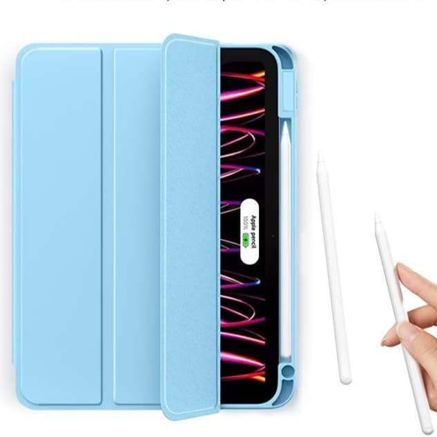 iPadケース 三角スタンド付き 多機能保護カバー