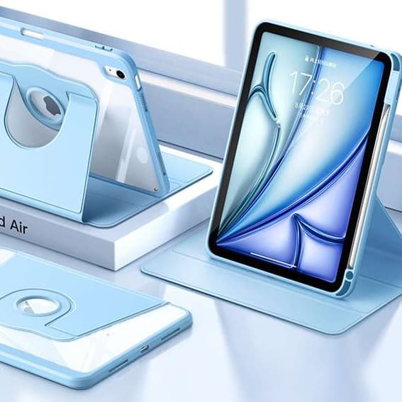 iPadケース 三角スタンド付き 多機能保護カバー