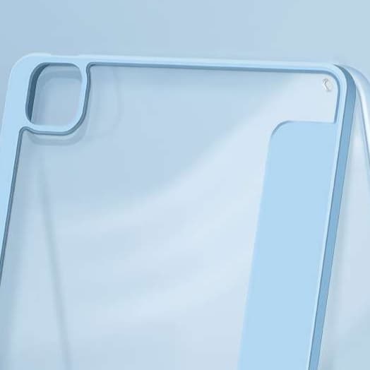iPadケース 背面保護 高透明 タブレットカバー