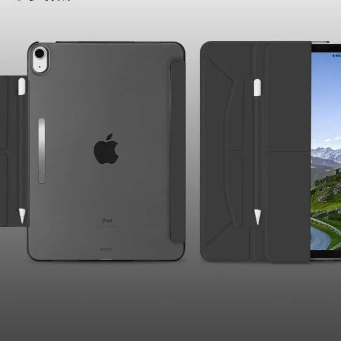 iPadケース 多機能アコーディオン折りたたみ式タブレットカバー