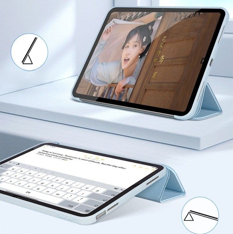 ipadカバー 三折シリコン保護スマートカバー