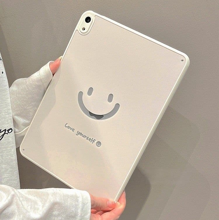 ipadカバー 笑顔モチーフ 自己肯定感ケース