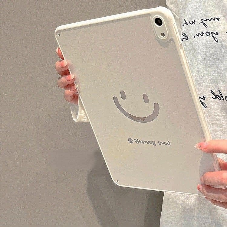 ipadカバー 笑顔モチーフ 自己肯定感ケース