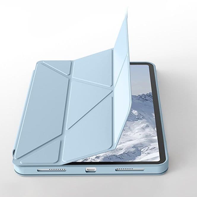 ipadカバー 多角形折りたたみスタンド保護ケース