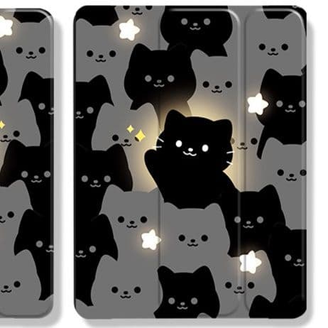 ipadカバー 可愛い猫柄保護ケース