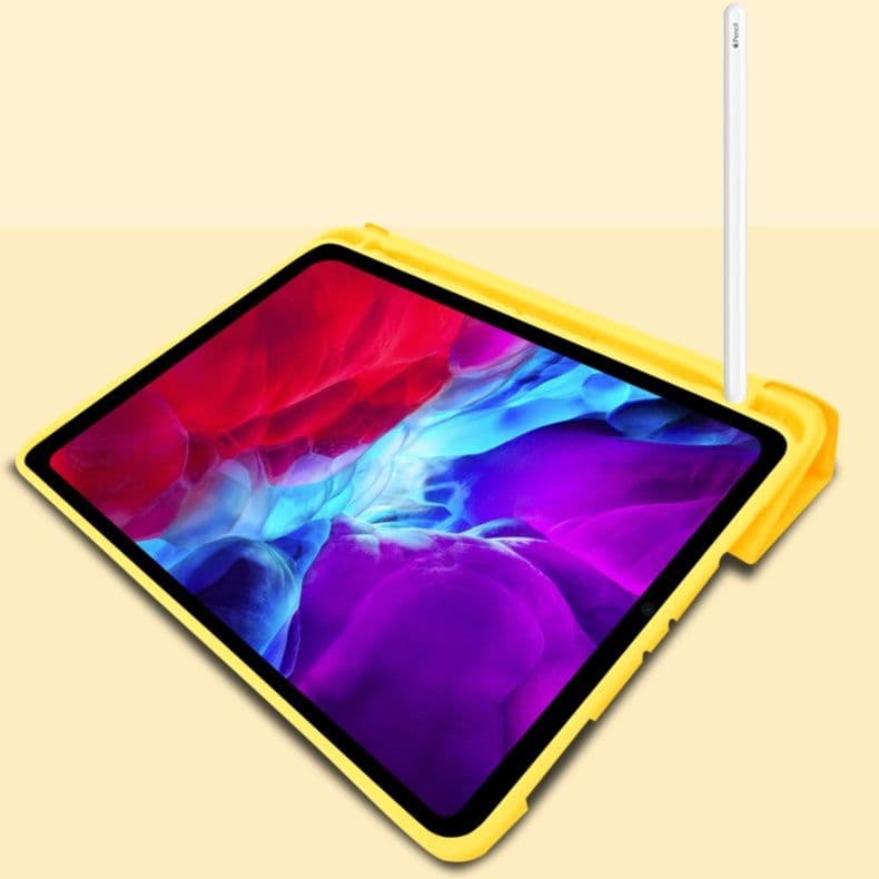 ipadカバー 衝撃吸収三つ折りスタンド機能付きタブレット保護ケース