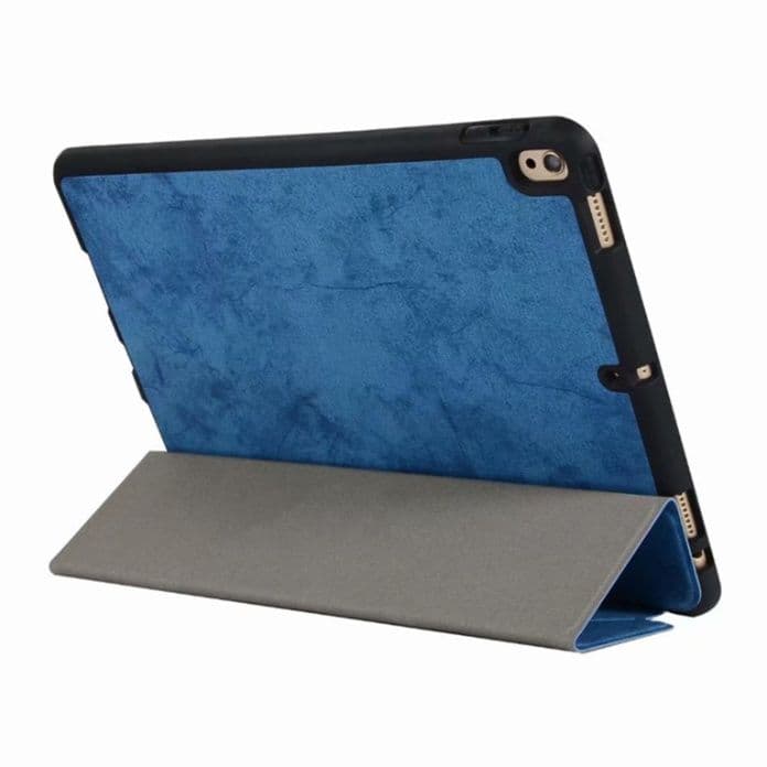 ペンホルダー付き三つ折りスタンド機能付きipadカバー