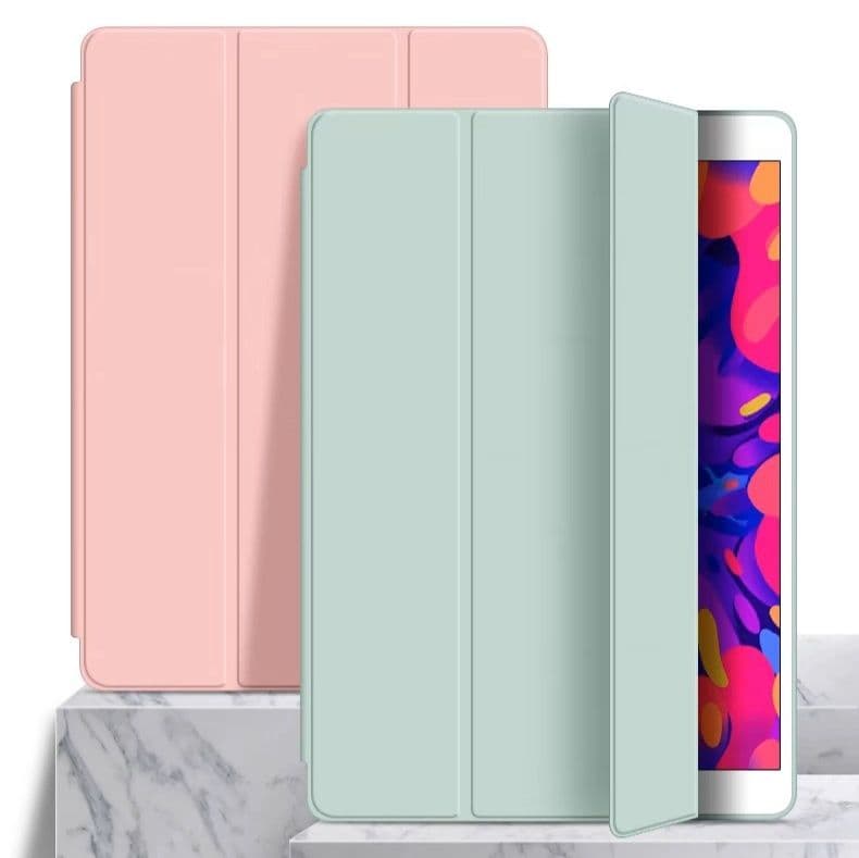 ipadカバー 三つ折りスタンド機能付き全面保護型タブレットカバー