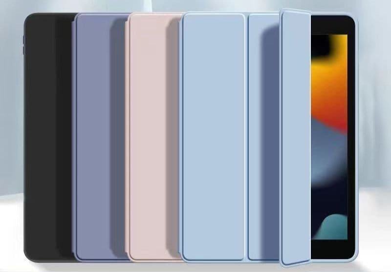 ipadカバー 三つ折りスタンド機能付き全面保護型タブレットカバー