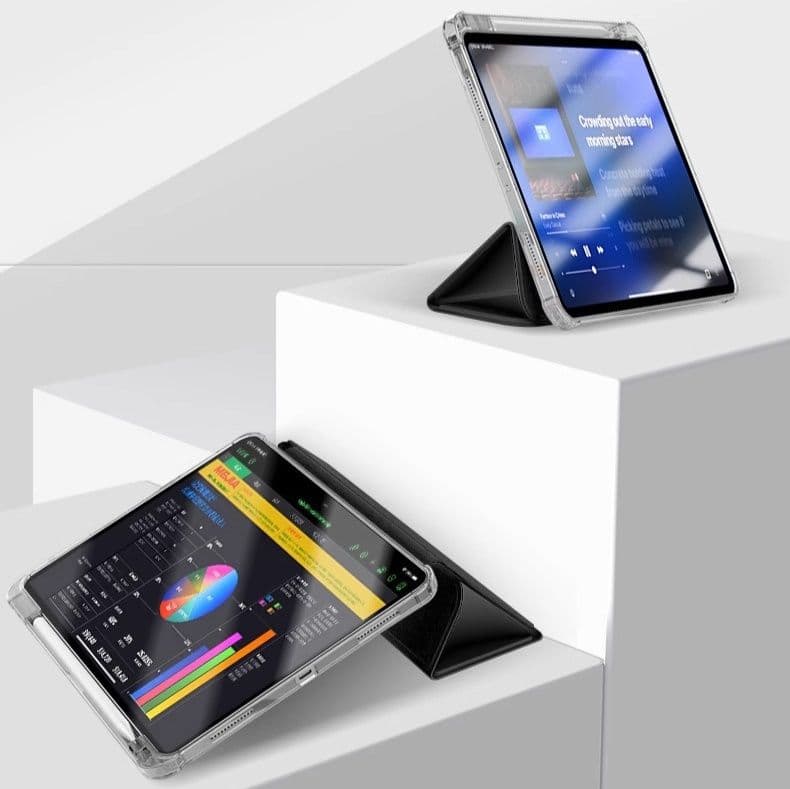 ipadカバー 透明軽量スリム型耐衝撃アイパッドケース