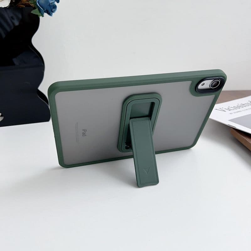 ipadカバー 透明背面スタンド付きタブレット保護ケース