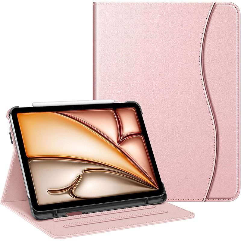 iPadケース 多機能スタンド付き手帳型保護カバー