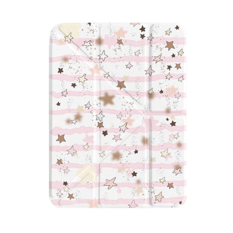 ipadカバー 星空きらめき 折り畳み式保護ケース