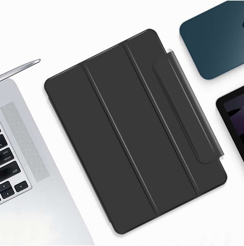 iPadケース 磁石でぴたっと装着 二つ折り保護カバー