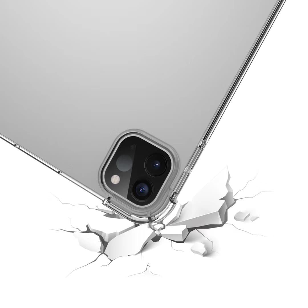 ipadカバー 透明感抜群の衝撃吸収保護ケース