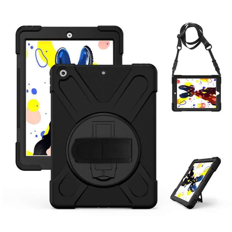 iPadケース 多機能回転スタンド付き頑丈iPadエアーケース